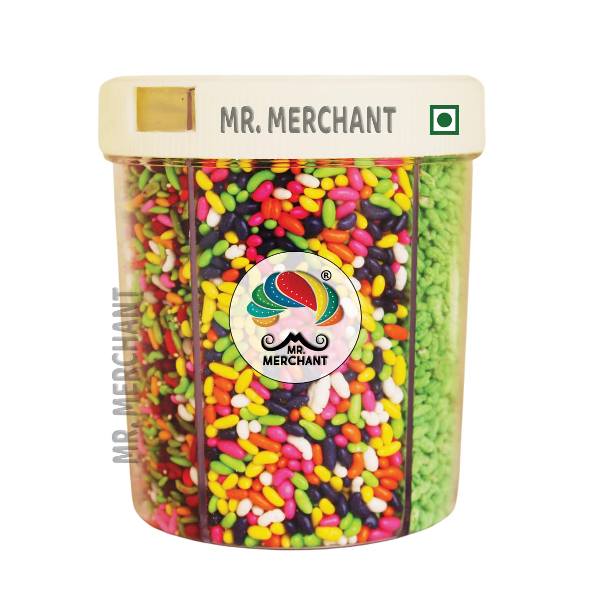

Mr. Merchant Mouth Freshener 5 In 1,(300 g) Green Madrasi Saunf, Rajasthani, Gulab, Bangali And Colorful Sauf|Premium (Pack Of 1), Mint