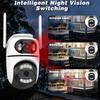 ICSee Dual-Lens 8MP HD Wireless Camera: 360° TPZ, Full Color, Waterproof for Indoor/Outdoor Use