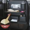 Car Seat Back Organizer Leatherette Back Seat Storage Bag Organizer Multi Pockets AntiKick Mats Car Acceccessories, Backseat Organizer, Compact Design