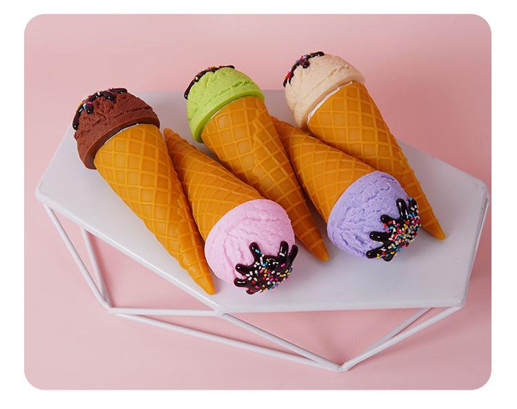 Ice Cream Toy Cone Simulation Display Props for Cold Drink Shop