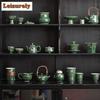 Bronze Gren Warmer Teekocher Teekanne Retro Teefilter Kanne Teebereiter Kessel Mit Sieb Chinesisches Teeservice Zubehör Ornamente Geschenke