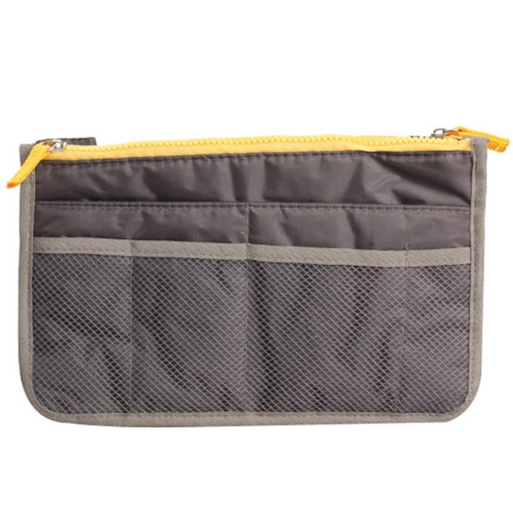 Newly Insert Liner Women's Bag Storage Bag Zip lock Bag Makeup Pouch Travel Cosmetic Handbag