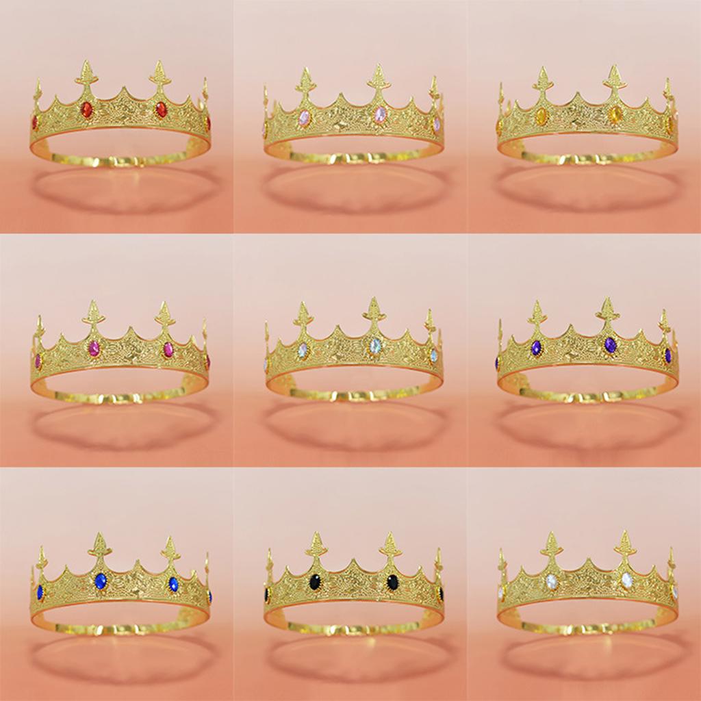 Elegantes Herren-Kopfschmuck-Diadem-Krone-Haarband für Cosplay und besondere Anlass-Themenveranstaltung-Verkleidung-Haarband