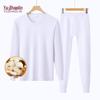 YUZHAOLIN Men's Pure Cotton Thermal Underwear Set