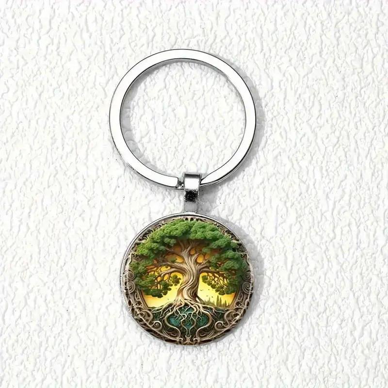 Portachiavi con Ciondolo Elegante Motivo Albero della Vita: Stiloso, Creativo e Personalizzato
