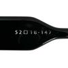 Great THOM BROWNE Glasses Square Black Mens TBX714-A-01AF Used