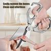 High Kitchen Shears Long-lasting Kitchen Scissors Heavy Duty Stainless Steel Kitchen Scissors with Ergonomic Grip for Precision