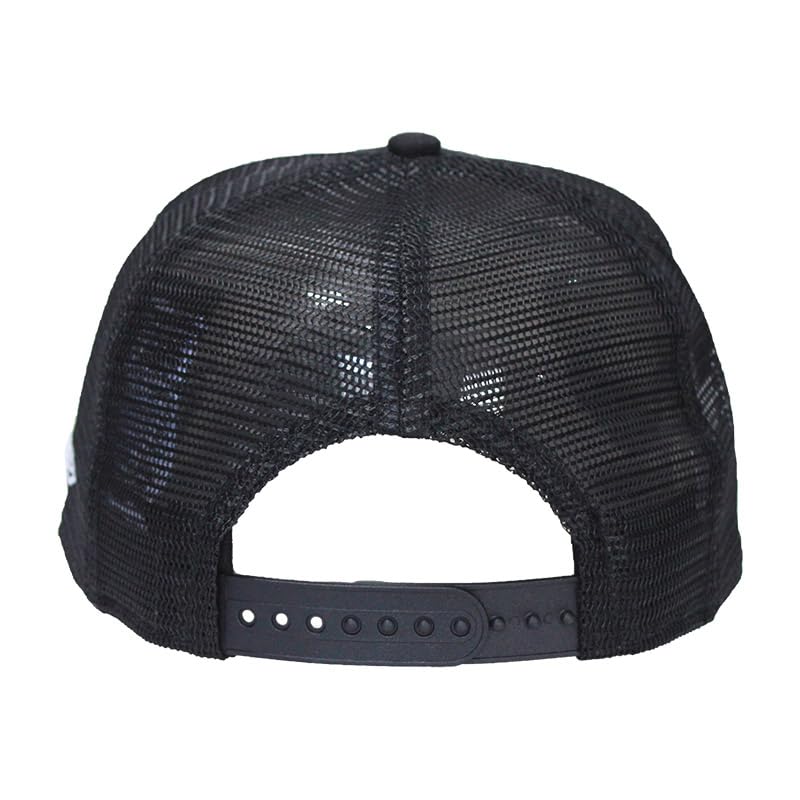 New Era Cap 9FORTY Mesh Baseball Cap Side Logo Plain Black NE205