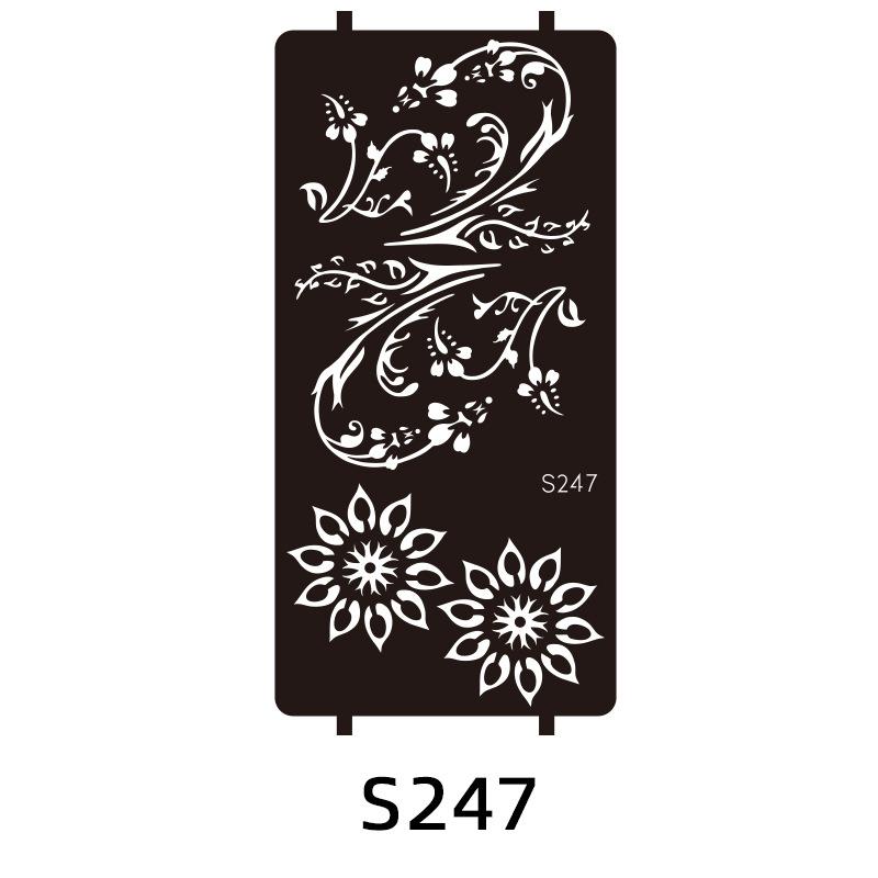 Indian Hannah Tattoo Template Tattoo Hand Drawn Template Juice Tattoo Sticker Painted Hennatattoo