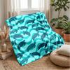 Ocean Turtle Journey Theme blanket Lightweight Warm Flannel Blanket Decorative Throw Blanket for Home Decoration