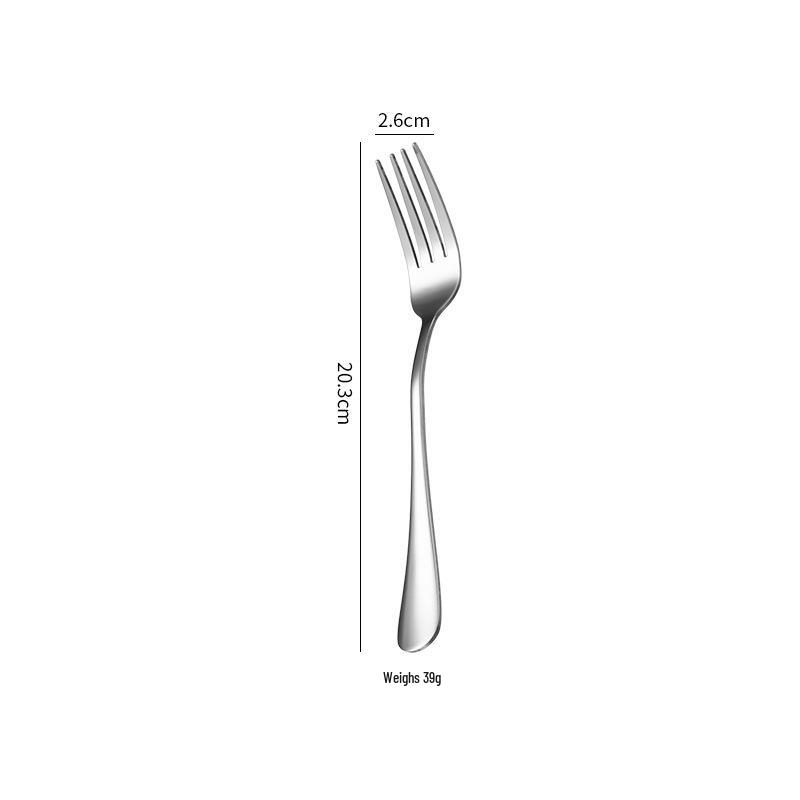1010 Series Stainless Steel Tableware: Hotel Spoon, Steak Knife, Fork, Dessert Spoon, Coffee Spoon, Fruit Fork, Cake Spatula