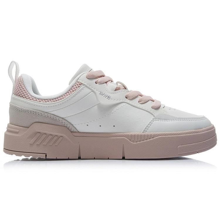 Li Ning ACE Slip Resistant Cushioning Abrasion Resistant Low Top Skateboard Shoes Women's Pink AGCR236-6