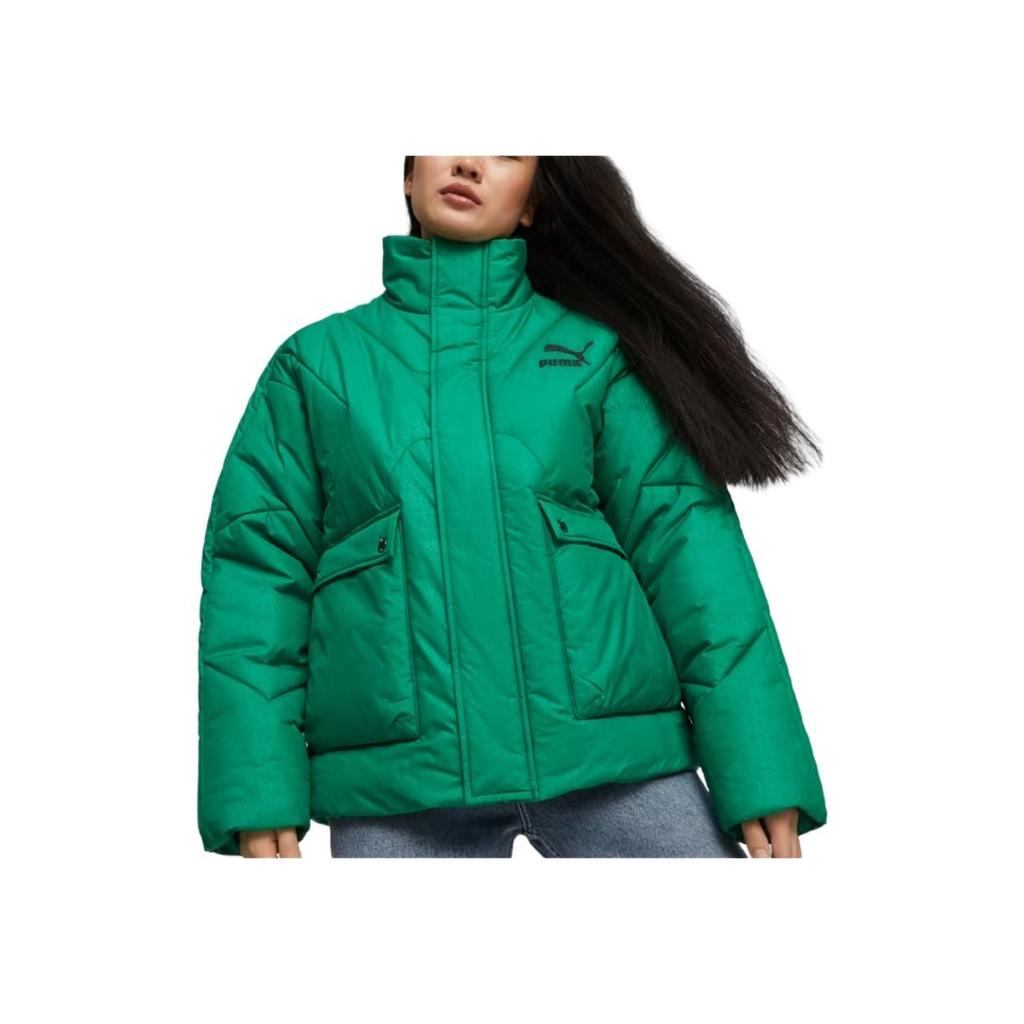 Puma Luxe Sport T7 Fashion Comfortable Versatile Jacket Unisex Jacket Archive-Green 620847-86