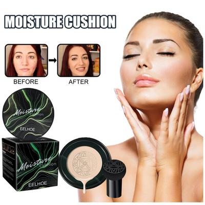 Pernă cu cap de ciupercă Cremă BB Naturală (Alb fildeș), rezistent la apă, acoperă imperfecțiunile, fond de ten natural pentru un aspect facial impecabil