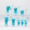 Smikis Nachtleuchtende Figuren Set Toiletten Serie Blind Box Kinder Weihnachts Geburtstagsgeschenk Ornament Figur Dekor