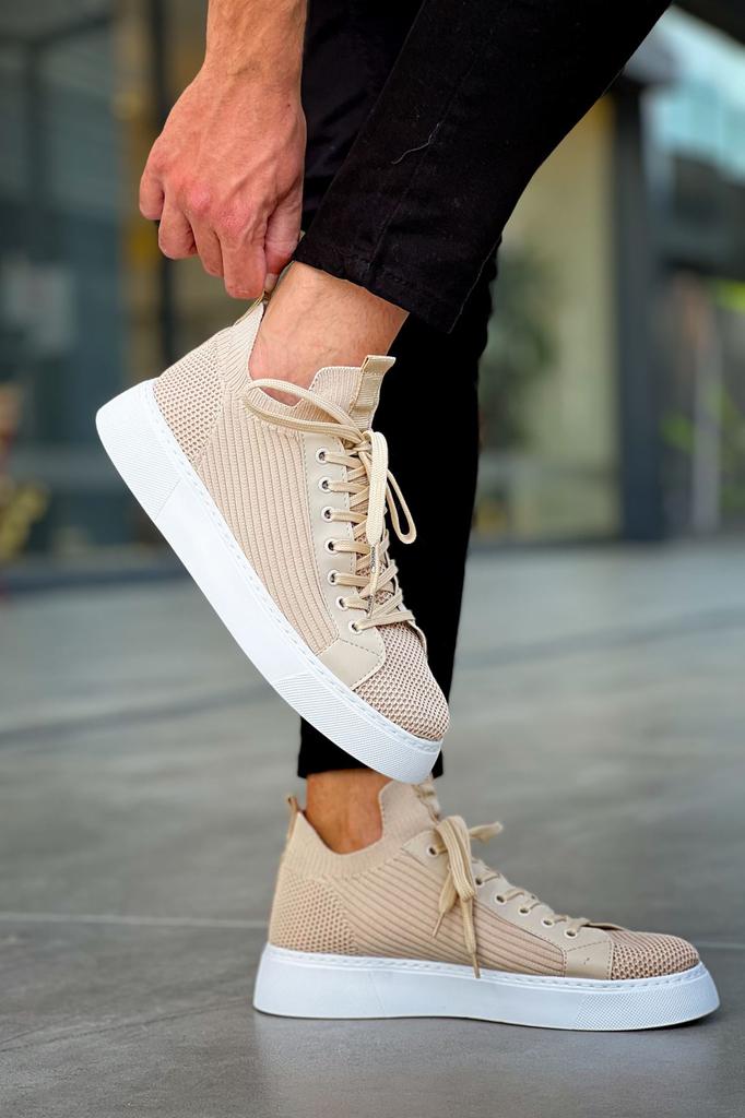 Chekich H New Collection CH2423 Men Shoe White Black Brown Tan