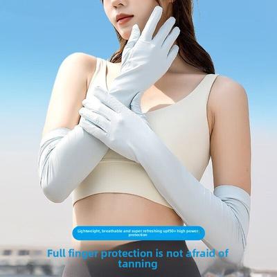 Sun Protection Gloves Hand Sun Protection and UV Protection Sleeves Women Cooling Sleeves for Outdoor Driving Cycling Protection