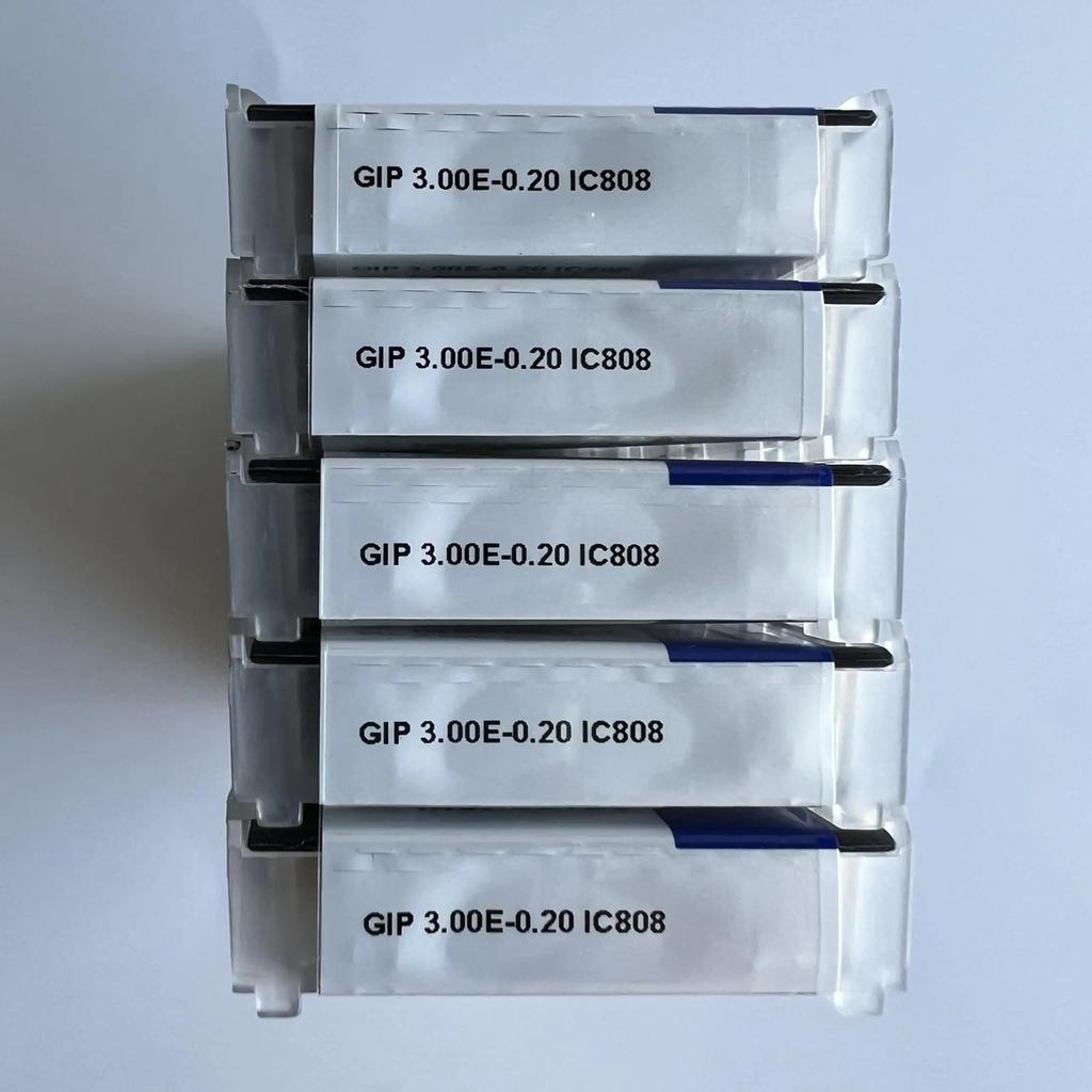 ISCAR / GIP3.00E-0.20 IC808 /Industrial Indexable Carbide Inserts 10 Pcs