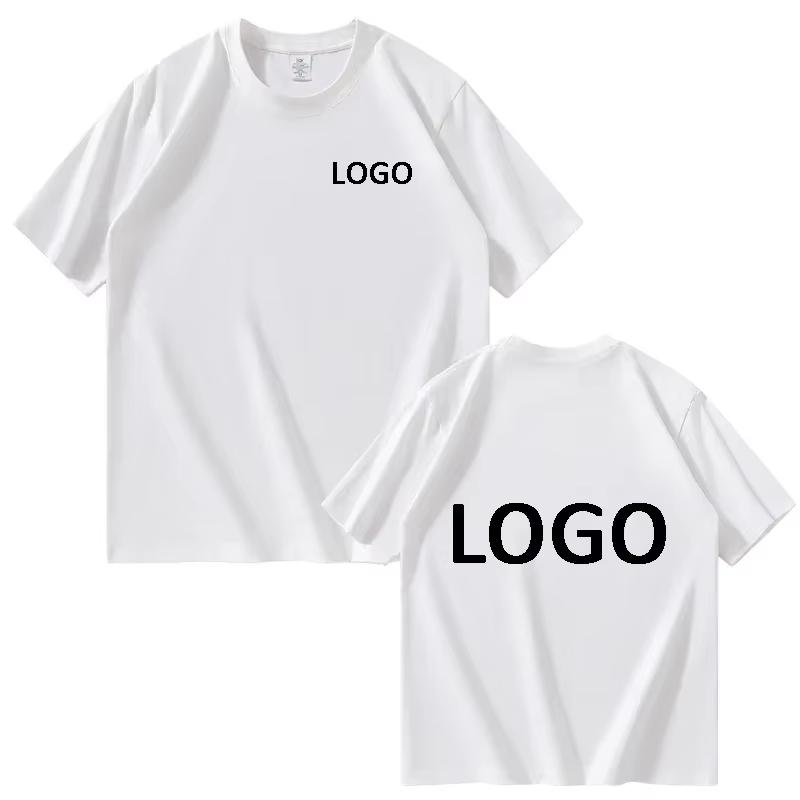 2025 Summer and Autumn logo printed T-shirt loose and casual short-sleeved men's and women's sportswear top