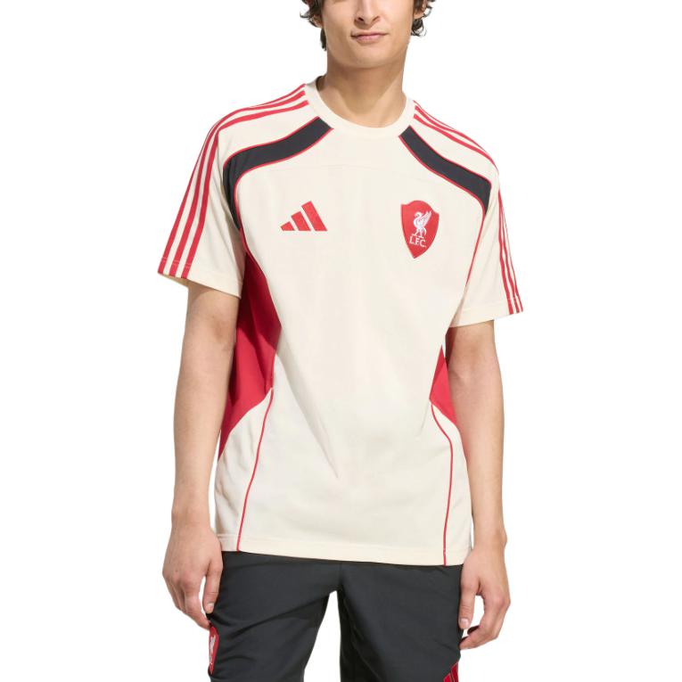 Adidas X Liverpool Fc Collaboration Fw25 Ubp Sports Crew Neck Vintage Short Sleeve T-Shirt Men T-Shirts JW5468