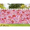 Flower Garage Door Decoration Flowers Wall Pink Rose Floral Spring Garage Door Banner Cover Pictures Newborn Wedding Bridal Shower Birthday Party