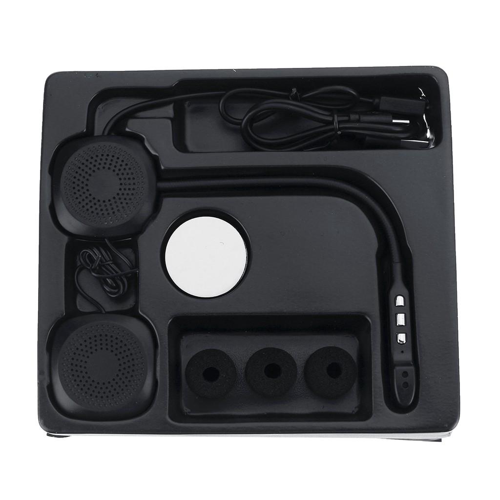 Kabelloses Moto-Helm-Headset mit Anti-Interferenz, Bluetooth, wasserdicht, Freisprecheinrichtung, Bluetooth-Intercom für Motorrad, 3,7 V, USB