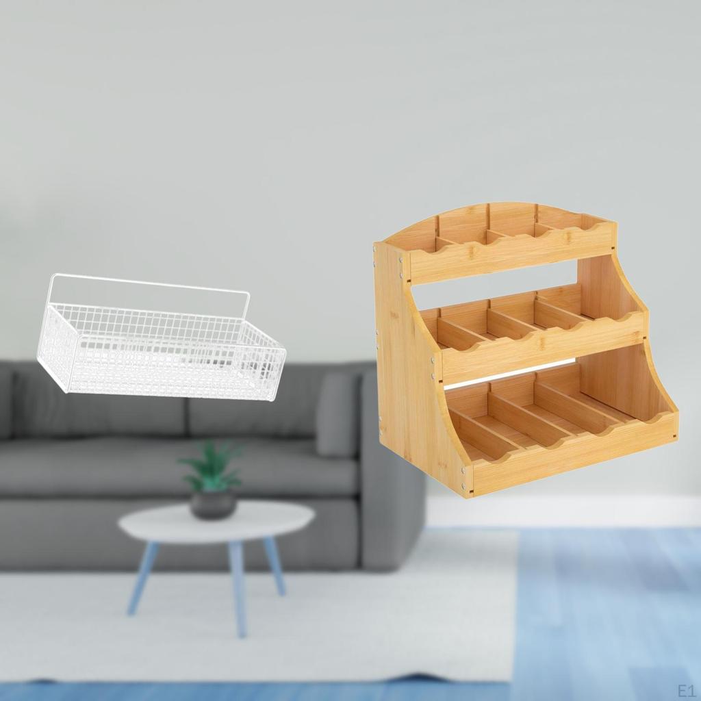 Efficient Kitchen Storage Solution for Organizing Tea Bags Coffee Seasonings And Condiments with