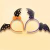 Cute Bat Wing Shape Hair Hoop Women Spa Wash Face Makeup Headband for Photoshoot Halloween Party Hair Accessories