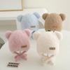 Plush Earmuffs Cap Solid Velvet Toddler Warm Headgear Cute Kids Beanies  Winter