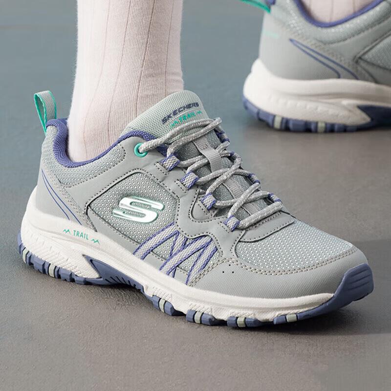 Skechers Women s Lace-Up City Outdoor Shoes 180017-GYMT US 5.5