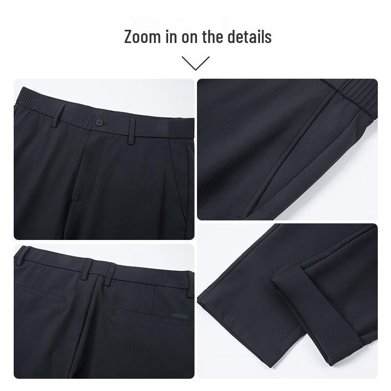 MONTAGUT Men's Summer Lightweight Stretch Casual Trousers