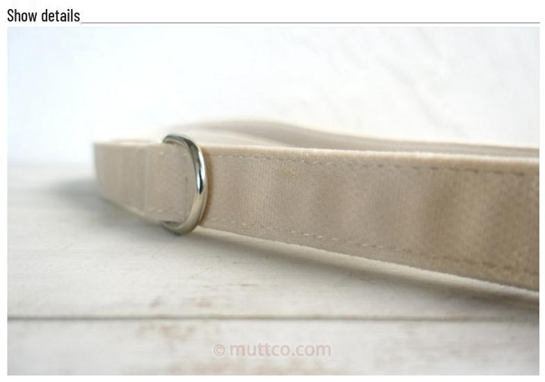 MUTTCO Simple Design Dog Leash & Collar Set UDC-144