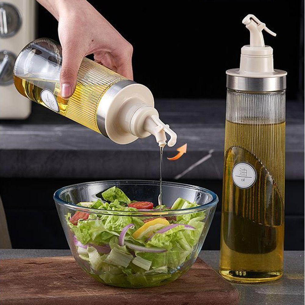 Leak Proof Cooking Oil Pot No-drip Pourers Olive Oil Dispenser Liquid Seasoning Bottle  Restaurant