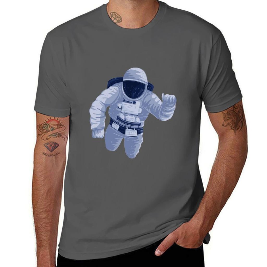 Astroaut In Space Tshirt Plus Size Comfort Fit Tee