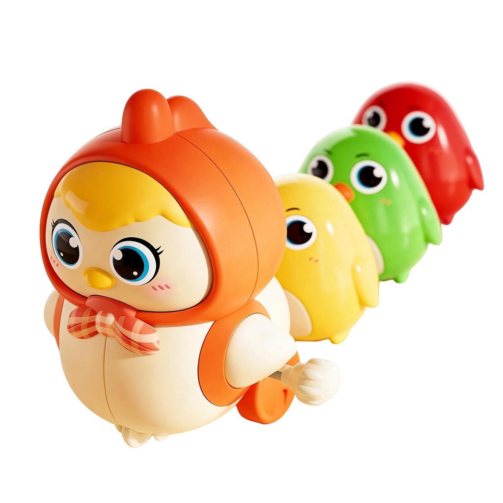 DOWMOO Wobbly Walking Chicken Toy Set for Parent-Child Interaction