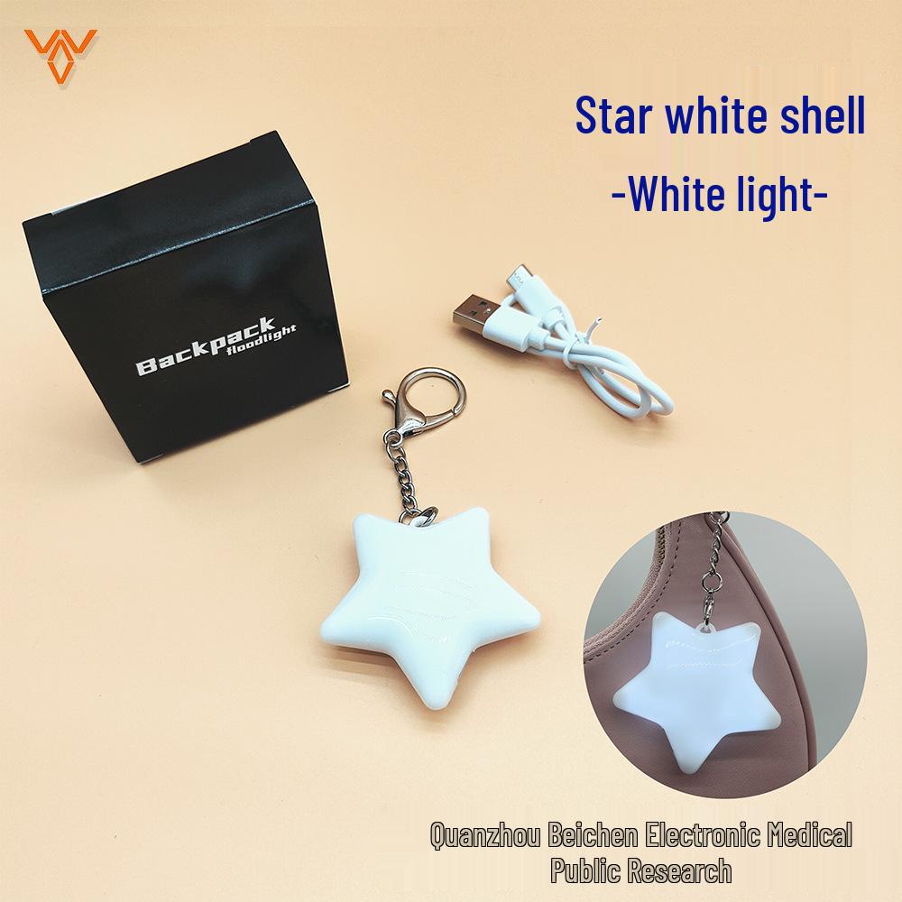 Heart-Shaped Keychain Night Light & Christmas Gift