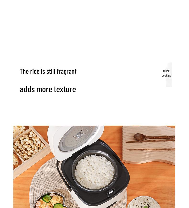 Kompakter Mini-Reiskocher für 1-2 Personen - Multifunktionale Küchengerät, Ideal für Zuhause und als Geschenk