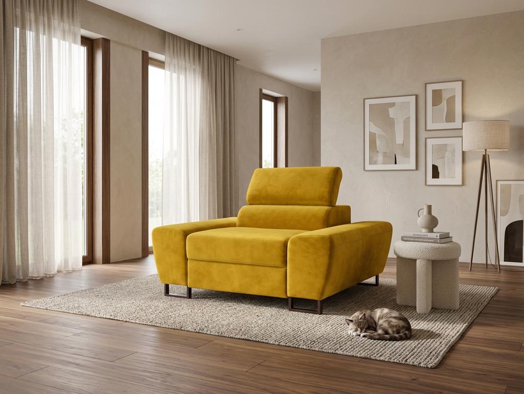 Loungesessel Savio Royal mit verstellbarer Kopfstütze – Family Meble