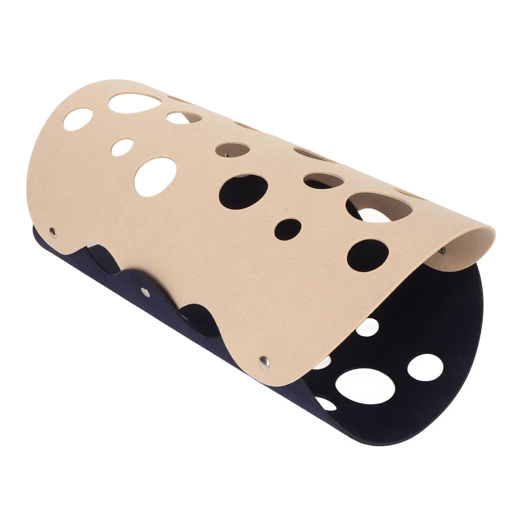 Felt Cat Tunnel Fun Interactive Large Space Hollow Out Detachable Cat Tunnel Tube Bed for Indoor