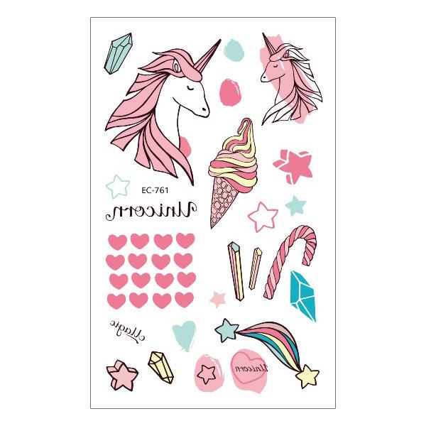 Children's Waterproof Princess Cartoon Tattoo Stickers for Birthday Parties