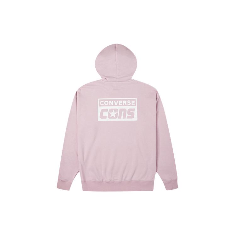 Converse Sweatshirts Men's Pink Hooded Moderate Regular 10023098-A02