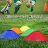 Set of 30 Colored Marker Cones with Sticks for and Track Field Training and Sports Supplies with Storage Bag Soccer, Futsal, & Practice, Cones,