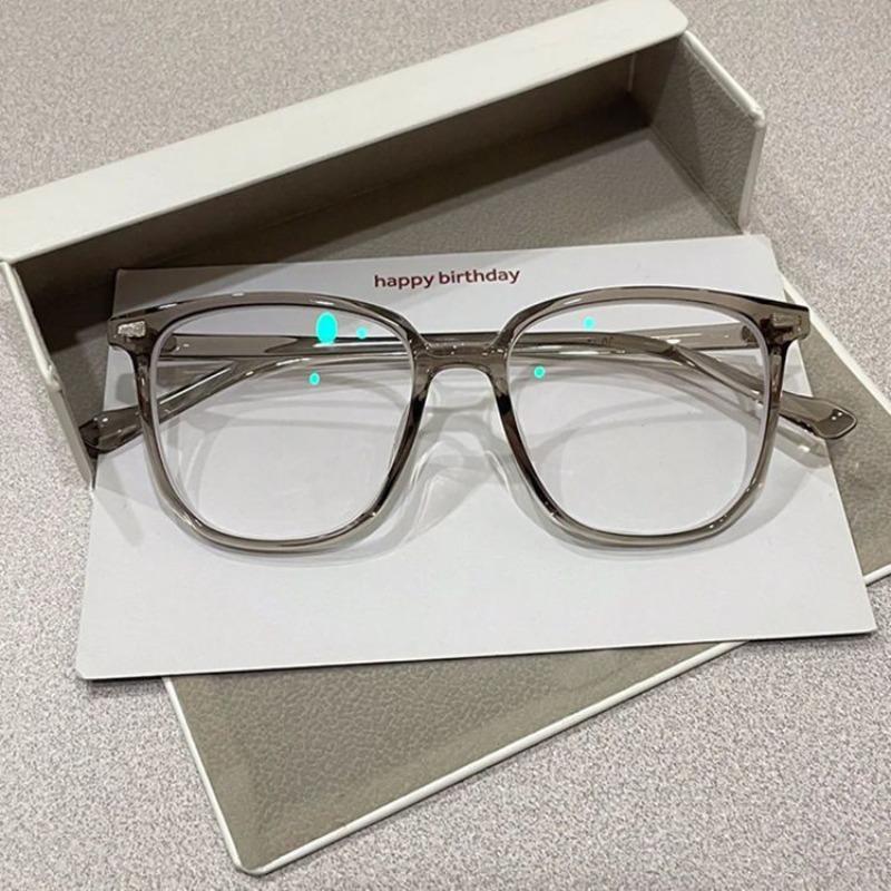 

Student Style Anti Blue Light Glasses Flat Light Glasses Without Prescription Lens Radiation Resistant Digital Device Glasses 4 Colors Anti blue light