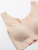 Wireless Soft Against the Comfortable Full Size L Wing/Wacoal Bra, Skin, Fit, Cup, MB1020, Women's, Beige,