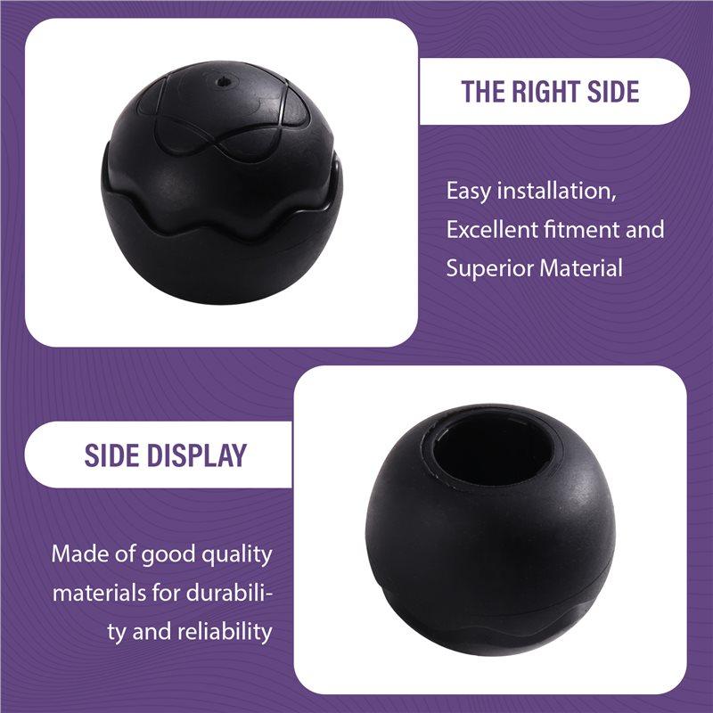 T02C!Piedini a Sfera in Gomma Stabilizzanti(4 pezzi) Per Sedia da Campeggio Helinox Sedia da Esterno Tappo Gamba Nero