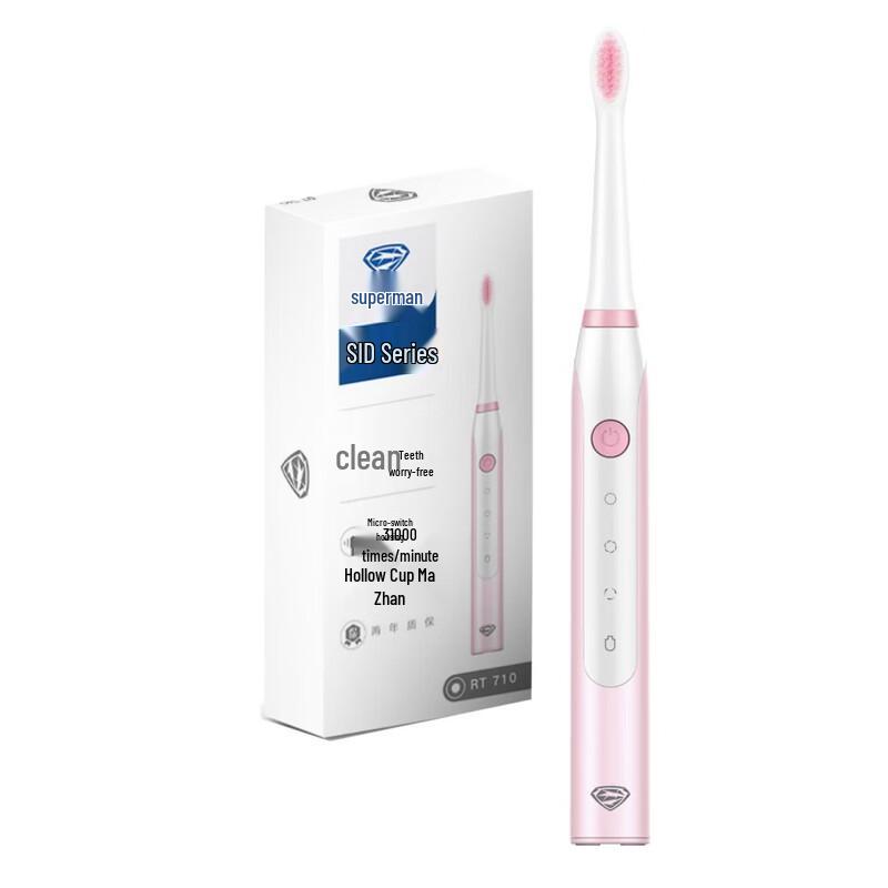 

Электрическая зубная щетка Superman RT710 Cherry Blossom Pink