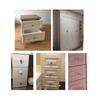 (Light pink) 10 X Door Knobs And Handles Ceramic Cartoon Cabinet Knobs And Handles Heart Drawer Closet Handles Kids Room Furniture Handle