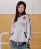 Zeroplanet Liber Graphic Knit Zip-Up [Ivory]