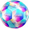 Ronaldo's Golden Legacy Size 5 Soccer Football Machine-Stitched Indoor/Outdoor Universal Football Sports Enthusiast Gifts