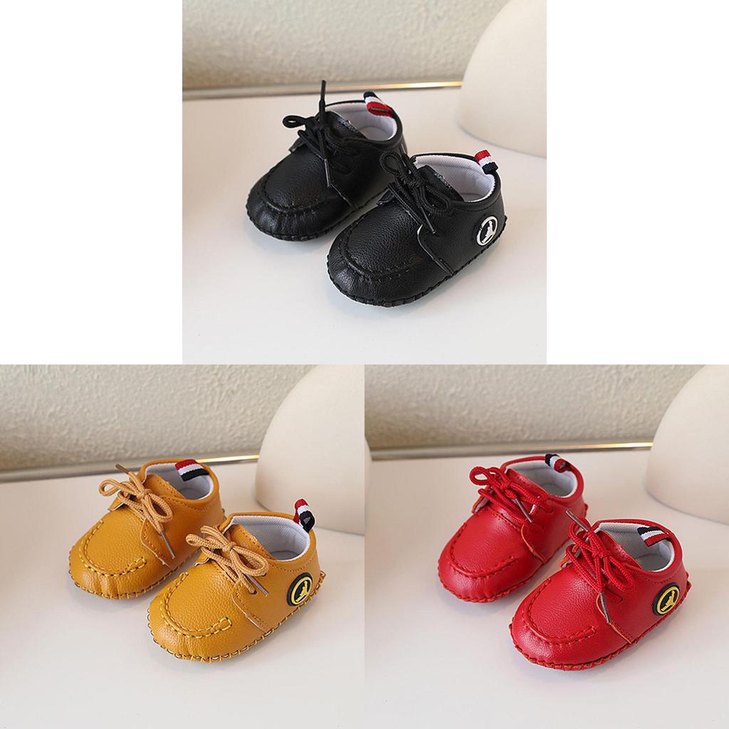 Baby Toddler Soft Sole Shoes With Tie Closure For Boys And Girls